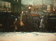 George Wesley Bellows Snow Dumpers USA oil painting artist